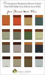 How to paint oak cabinets, trim and doors. The Stained Wood Trim Stays 16 Wall Colors To Make It Sing Laurel Home