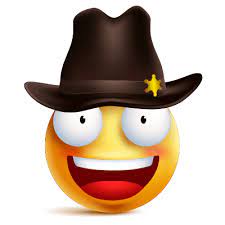 Sheriff Smiley Smiley Funny Emoticons Emoji Images