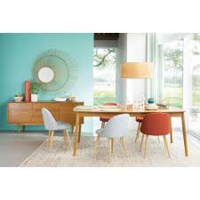 Chair seat width (2) 47.5cm. Oak Extendible 8 12 Seater Dining Table W 200 300 Cm Portobello Maisons Du Monde