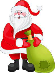 Santa Claus With Green Bag Png Clipart Santa Claus Free Santa Images Clip Art