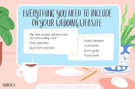 Wedding experts share the proper etiquette when it comes to wedding websites from tips on what creating a wedding website will be one of the very first wedding planning projects you'll have to take. How To Create The Perfect Wedding Website