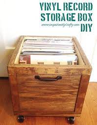 It S Also Easy Enough To Turn Any Stray Cabinet Drawer Easy Flea Market Find Into Rolling Storage Vinyl Record Storage Box Record Storage Box Vinyl Storage