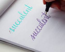 If you don't like the way your cursive handwriting looks, find a font you love . Faux Calligraphy Learn How To Create Gorgeous Lettering The Easy Way