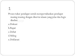 We did not find results for: Ulangan Harian 2 Materi Debat Ppt Download