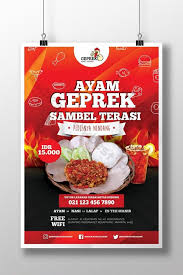 Desain banner ayam geprek langsung saja karena kalian kesini cari barangnya langsung di comot ya gan lebih berkah tinggalin komentar :d jika dirasa bermanfaat silahkan dishare ke media sosial kalian yah. Poster Promosi Ayam Geprek Templat Psd Unduhan Gratis Pikbest Food Design Food Food Photo