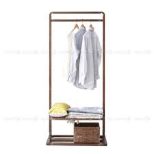 Same day delivery 7 days a week £3.95, or fast store collection. Decor8 Racks And Stands Open Clothes Storage Rhys Solid Wood Hanging Clothes Rack Walnut Finish