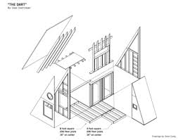 Download plans to build your dream tiny house, at an affordable price (pdf & cad files). Building Plans Blueprints Small A Frame Cabin Plans By Designerswest Home Furniture Diy