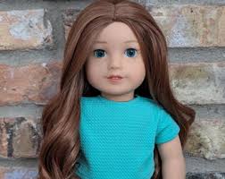 OOAK Custom American Girl Doll Whitney Curly Light Red Hair Green Eyes  Light Skin Tone Joss Mold CYO