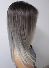 To get the look, stick to your regular brown shade at your roots and lighten the ends. 25 Silver Hair Color Looks That Are Absolutely Gorgeous