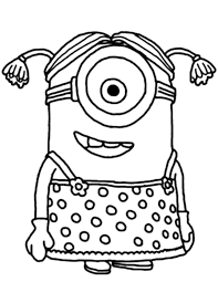 Girl Minions Coloring Pages Minion Coloring Pages Minions Coloring Pages Disney Coloring Pages
