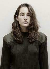 Model Heather Kemesky Adorable Sensuality In So Wild And Romping Way She Is Playful Powerful Passi Long Hair Styles Androgynous Women Aesthetic Hair