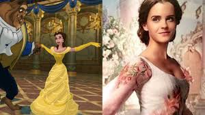 I really love the peasant belles dress, soooo gorgeous! Beauty And The Beast First Look Emma Watson Is A Vision In Belle S Celebration Dress Glamour