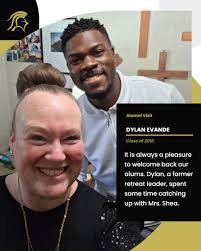 Dylan Evande '16 stopped by this week. He was thankful for the  opportunities he had at PC in the classroom,