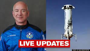 Jeff bezos will be flying to space on the first crewed flight of the new shepard, the rocket ship made by his space company, blue origin. Gcri1dvo4wzkpm