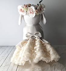 Dog Wedding Dress With Ruffled Skirt And Satin Top Dog Dress Etsy Dog Wedding Dress Puppy Dress Dog Dresses