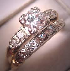 Pin By Jonelle Jones On Vintage Wedding Rings In 2020 Antique Wedding Rings Sets Diamond Wedding Sets Wedding Ring Sets