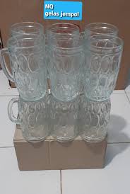 Gelas up 509 (harga 1 dus isi 12 lusin) lebih detail 99 item. Gelas Beling Jempol 6 Pcs Gelas Kaca Gagang Gelas Teh Lazada Indonesia