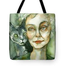 Cat Lady Phyllis Beach Towel by Lisa S Baker