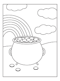 Patrick's day with pot of gold, lechprehaun, lucky clovers, rainbows with these coloring pages. 9 Free St Patrick S Day Coloring Pages For Kids Parents