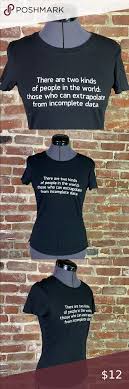 There Are Two Types Of People In This World Extrapolate Science Nerd Extrapolation Women In Tech T Shirt Text Across Chest Reads There Are Two Kinds Of People In The World Those In 2020 Tech T Shirts Clothes Design Women