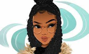 Drawing How To Draw A Black Girl With Curly Hair Step By Step In Draw Afro Hair Long How To Draw Hair Curly Girl Hairstyles Drawings