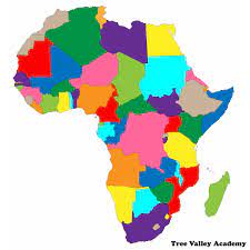 Major lakes, rivers, cities, roads, country. Multiplication Coloring Activity Color By Number Of Africa
