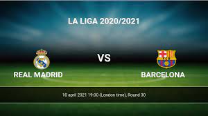 First meeting of the sides in 23 years. Real Madrid Vs Barcelona H2h 10 Apr 2021 Head To Head Stats Prediction