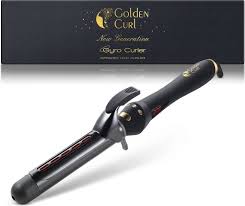 Ultimativ hochwertige keramikbeschichtung mit echten perlen für eine gleichmäßige. Goldencurl The Gyro Curler 2 0 Lockenstab 32mm 25 Mit Code Gc 25 Labelhair Onlineshop