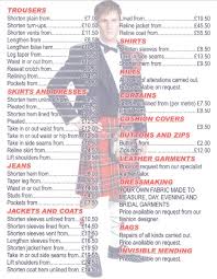 Check spelling or type a new query. Alterations Repairs And Made To Measure West End Tailors