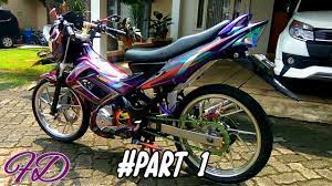 Kumpulan modifikasi airbrush satria fu keren terbaru. Full Airbrush Suzuki Satria Fu Part 1 Youtube