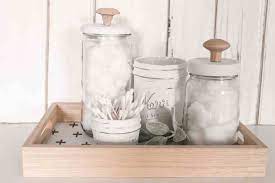 Only 1 available and it's. Easy Diy Upcycled Glass Jars For Bathroom Storage Her Happy Home