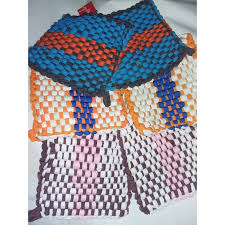 Maybe you would like to learn more about one of these? Kain Lap Cempal Anyaman Anti Panas 1 Pcs Bahan Anyaman Kaos Katun Shopee Indonesia