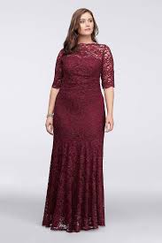 Find The Perfect Women S Plus Size Dresses At David S Bridal Bridesmaid Dresses Plus Size Burgundy Bridesmaid Dresses Bridesmaid Dresses With Sleeves