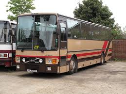 Image result for Van Hool Deep Yellow 1986 Trathens FG Coaches