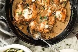 This chicken marsala is so creamy and so good! Easy Chicken Marsala Paleo Whole30 The Real Simple Good Life
