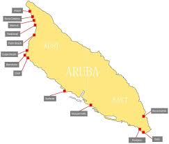 Map Of Beaches In Aruba Organized By East West Aruba Beach Best Beach In Aruba Aruba