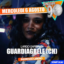 Mercoledì 6 Agosto #GUARDIAGRELE #chieti , Ore 21:30 Ingresso Gratuito ,  @nostalgia90_official 👈L’ORIGINALE, IL PARTY 90s PIÙ FORTE D’ITALIA 🇮🇹 ,  #Nostalgia90, il vero Show/Party, musica, spettacolo, ...