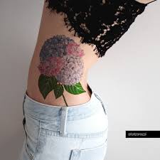However, when flowers are designed to be the star of the show, they are often seen in a bouquet, inside a vase or having a hand holding them. Blue Pink Hydrangea Large Temporary Flower Tattoo Floral Etsy