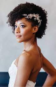 The Curve Of A Side Swept Hairstyle Is Naturally Complemented By A Glittering Bridal Hai Hair Comb Accessories Black Wedding Hairstyles Floral Accessories Hair