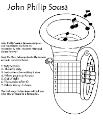 A friend loves at all times. John Phillip Sousa Coloring Page Crayola Com
