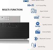 Hi-Fi Stereo Bluetooth Speaker with Spotify, Internet Radio ...
