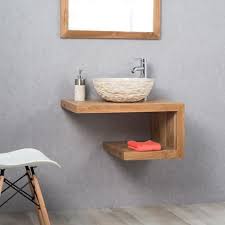 Meuble Sous Lavabo Vasque Meuble Sous Lavabo Meuble De Salle De Bain Salle De Bain Teck