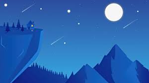 Mountain Space Shooting Stars Minimal 4k Hd Artist 4k Wallpapers Images Backgrounds Photos And Pictures 7680x4320 minimalist blue mountains 8k 8k hd 4k wallpapers images. mountain space shooting stars minimal