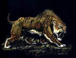 No This Isn T Diego From Ice Age Or A Saber Tooth Tiger Description From Historymaniacmegan Com I Searche Sabertooth Sabertooth Tiger Mythological Creatures