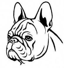The Very First Bulldogs Are Described To Be Big And Effective Sufficient To Control Bulls Hence The Canine French Bulldog Drawing Bulldog Drawing Dog Stencil