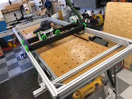 Take your dimensions of your router and bit and apply it to your sleds dimensions. Router Sled With 80 20