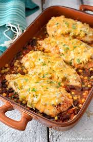Santa Fe Baked Chicken Recipe Baked Chicken Recipes Chicken Recipes Recipes
