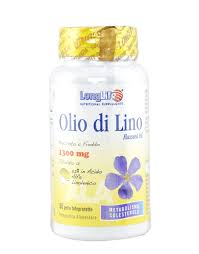 A partire da € 5,00. Olio Di Lino 1300mg Di Long Life 50 Perle Iafstore Com