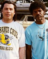 Samuel L Jackson And John Travolta Pulp Fiction Pulp Fiction Quentin Tarantino Movies Tarantino Films