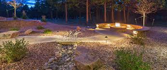Lighting around a fire pit. Most Common Must Haves That Go With Your Outdoor Fire Pit Or Fireplace Master S Landscape Design Blog